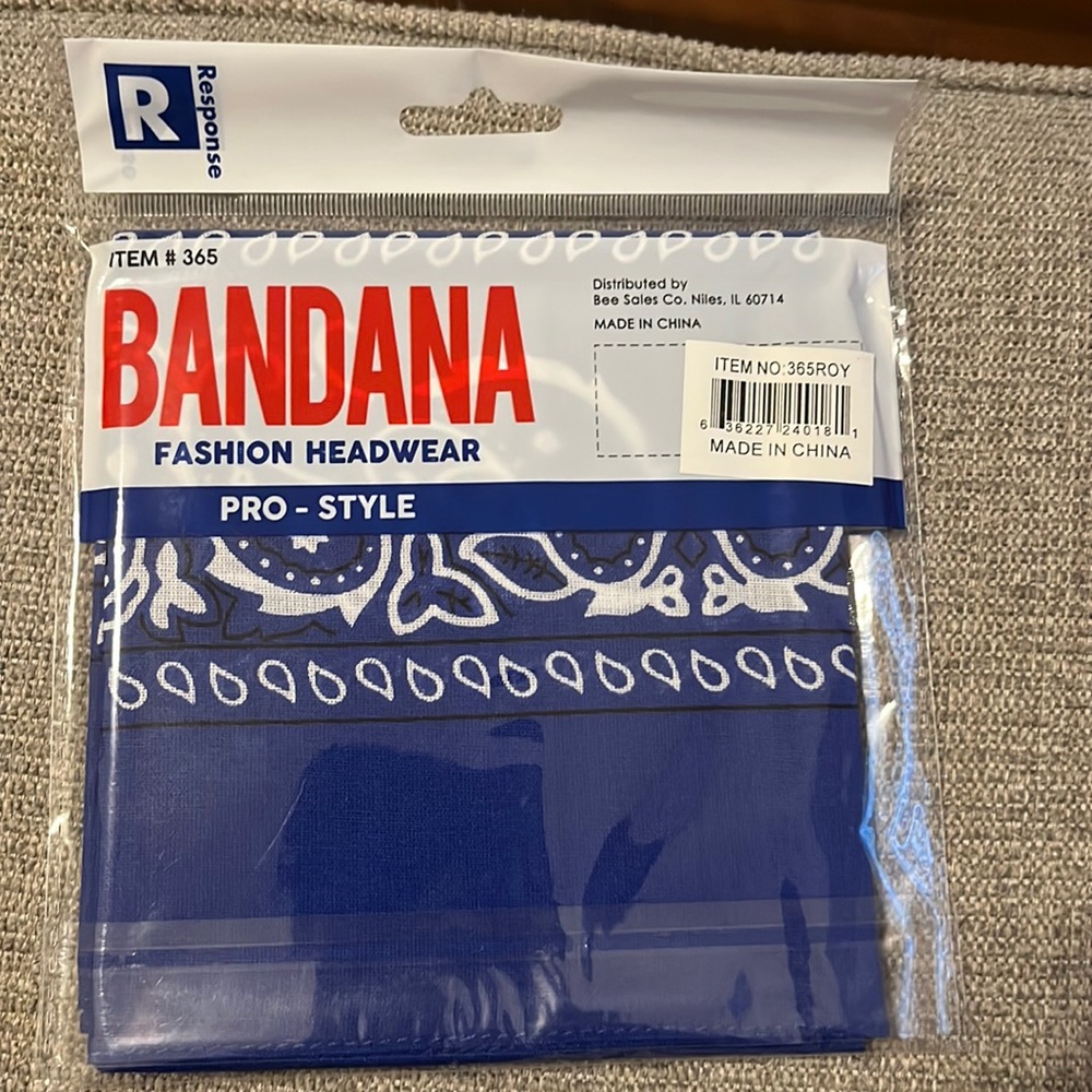 NWT Bandana Blue